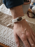EXTRA THICK Hemp Bracelet With Large Wooden Bead