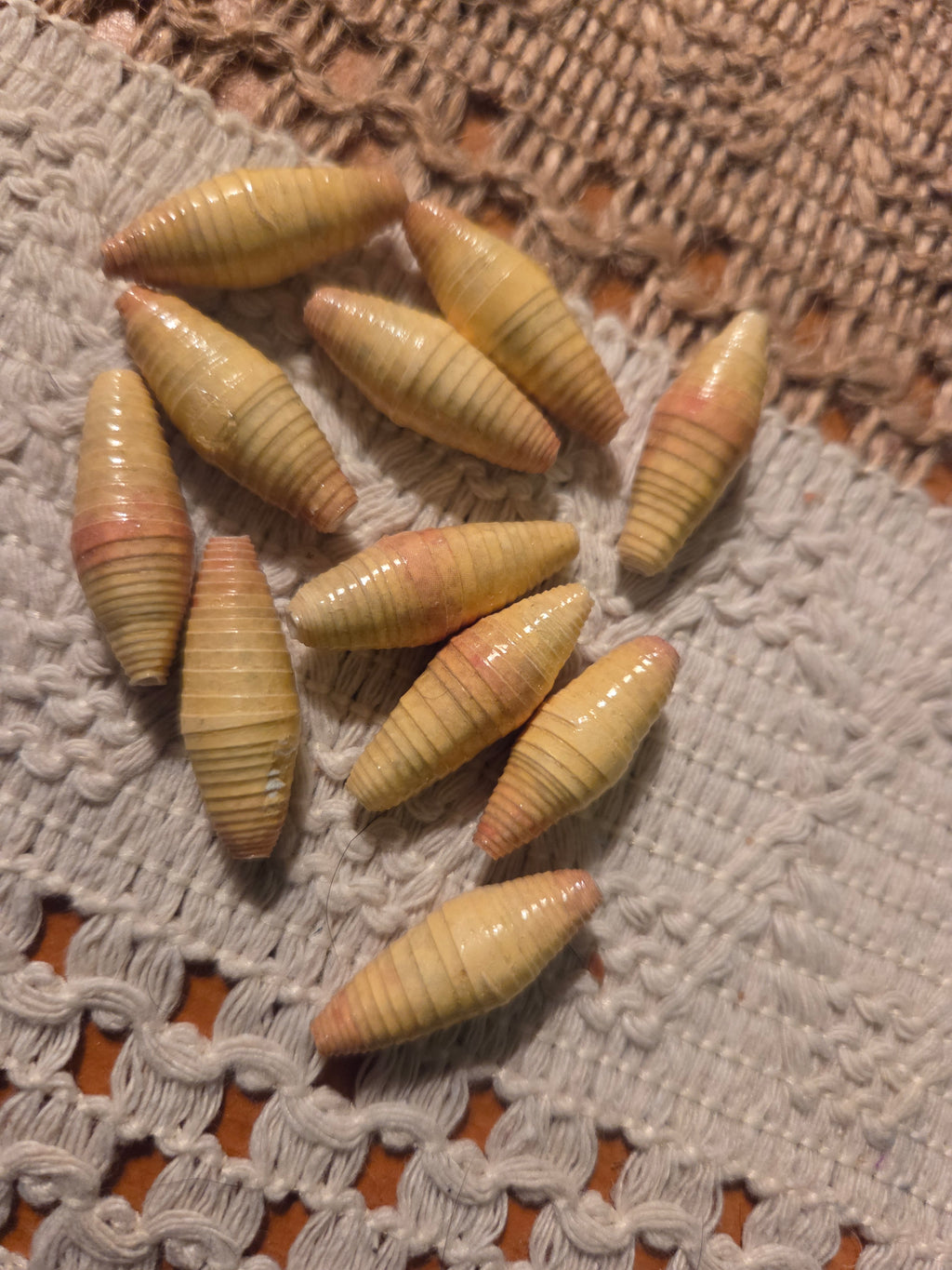YELLOW Paper Beads