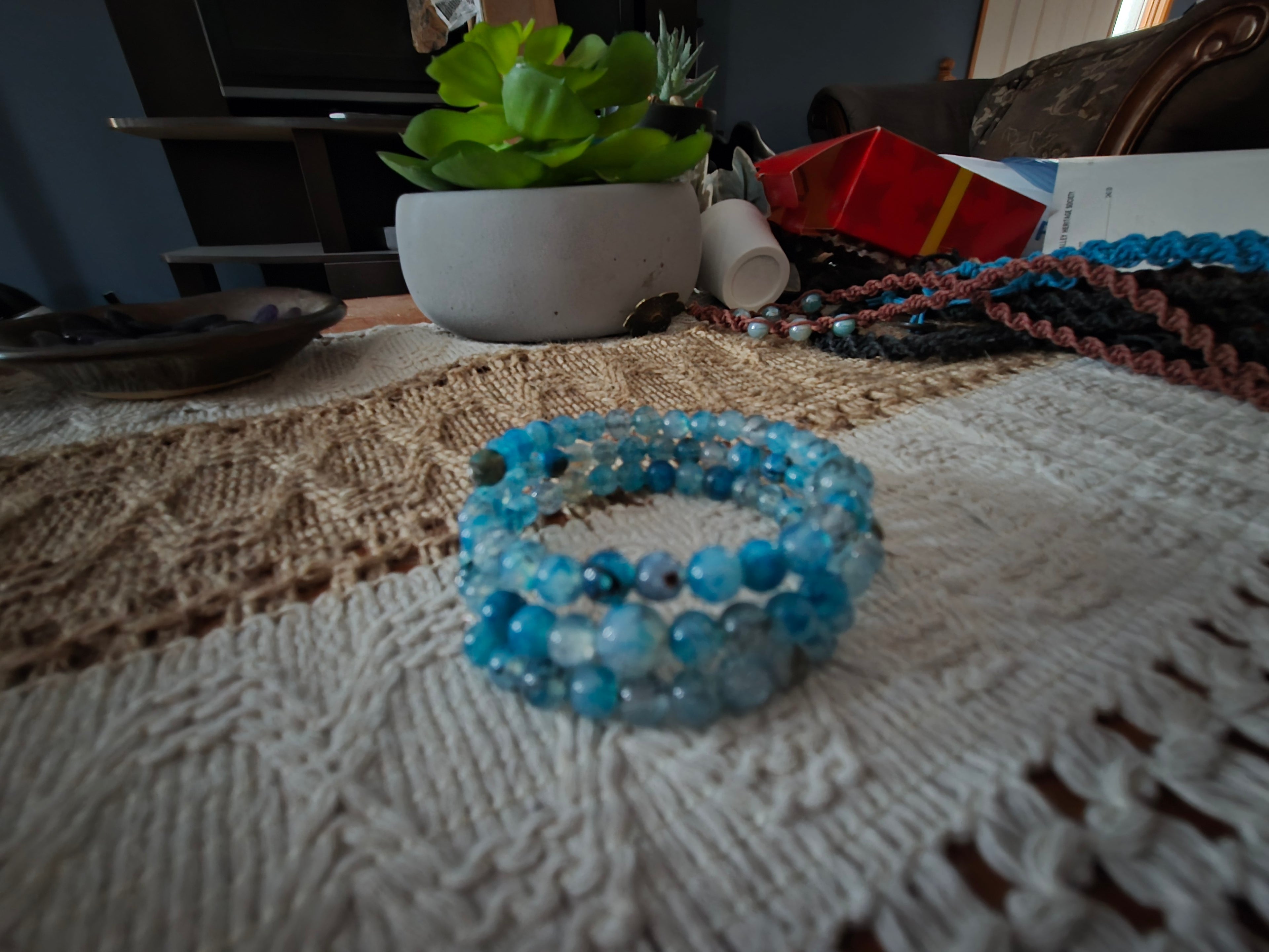 Blues Memory wire Bracelet